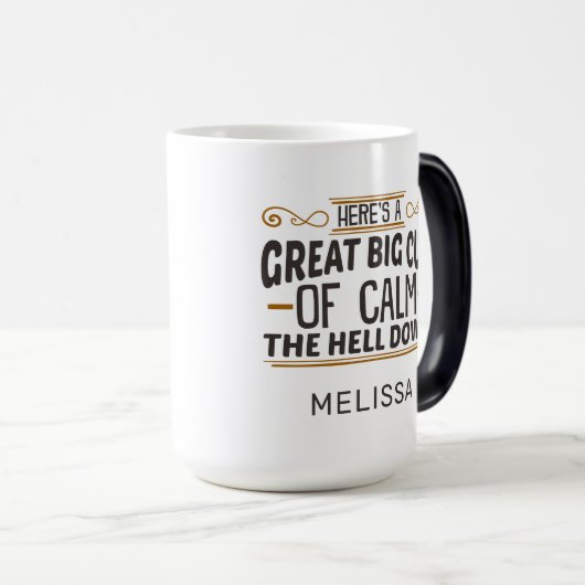 Big Cup De Hell Down Humor Magische Mok (Voorkant rechts)