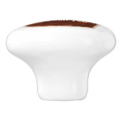 Big Cupcake en Cherry Cute Waterverf - Aangepast Keramische Knop (Zijkant)