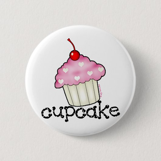 Big Cupcake Ronde Button 5,7 Cm (Voorkant)