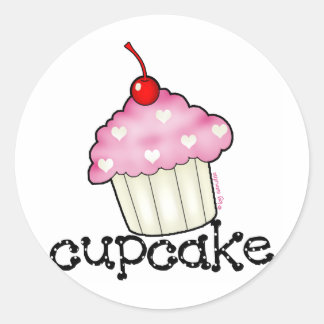 Big Cupcake Ronde Sticker