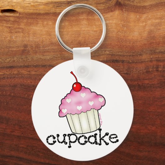 Big Cupcake Sleutelhanger (Voorkant)