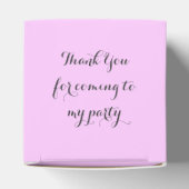 Big Cupcakes Girls Birthday Party Gift Box Bedankdoosjes (Bovenkant)