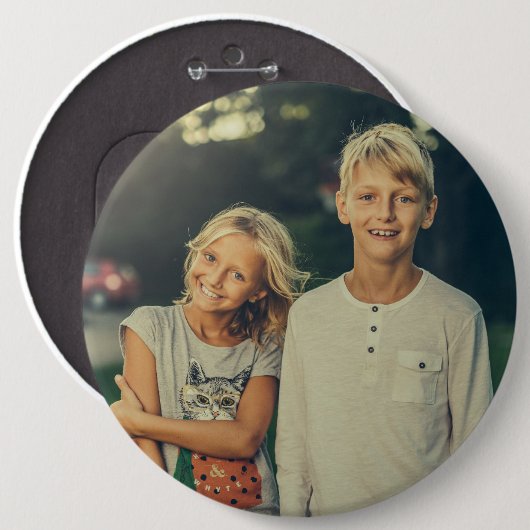 Big custom photo button (Voorkant /achterkant)