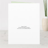 BIG Custom Retirement Gefeliciteerd Maak een Wens Kaart (Achterkant)