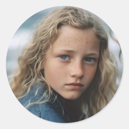 BIG CUSTOM ROUND PHOTO STICKERS (Voorkant)