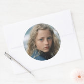 BIG CUSTOM ROUND PHOTO STICKERS (Envelop)