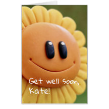 BIG Cute Sunflower Hug Haal snel de Kaart
