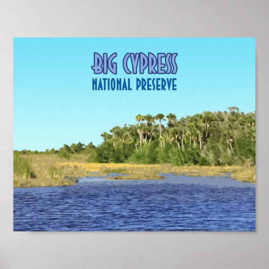 Big Cypress National Preserve Florida Poster (Voorkant)