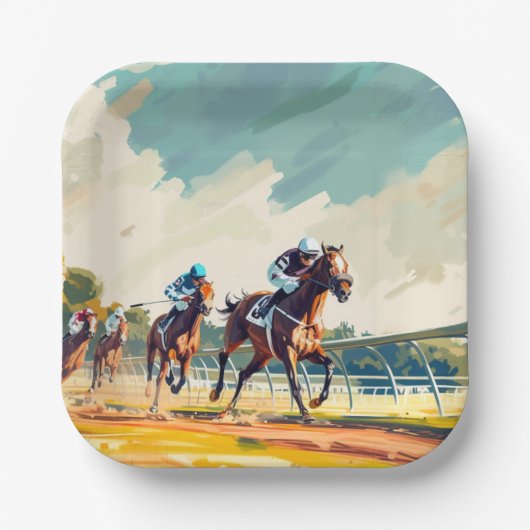 BIG "D" RACE PAPIER BORD (Voorkant)