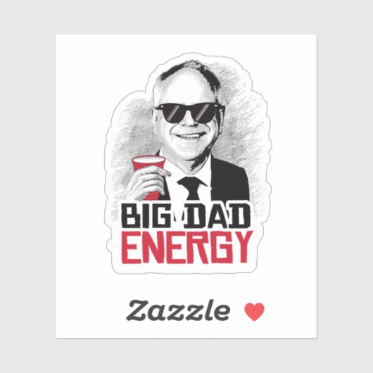 Big Dad Energy Sticker (Vel)