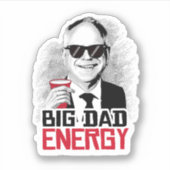 Big Dad Energy Sticker (Voorkant)