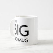 Big Dad Mok Funny Vaderdag Coffee Mok (Voorkant links)