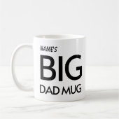 Big Dad Mok Funny Vaderdag Coffee Mok (Links)