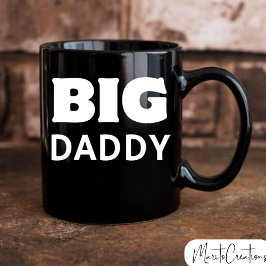 Big Daddy coffee mug, gift for dad. Mok