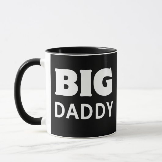 Big Daddy coffee mug, gift for dad. Mok (Links)