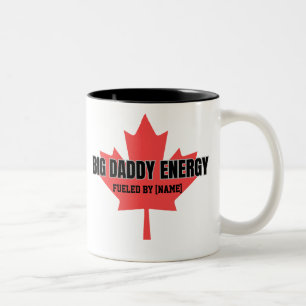 Big Daddy Energie Canada Esdoornblad Aangedreven D Tweekleurige Koffiemok