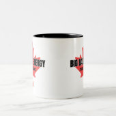 Big Daddy Energy Canada Maple Leaf gevoed door jou Tweekleurige Koffiemok (Center)