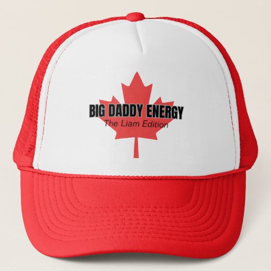 Big Daddy Energy Canada Maple Leaf [NAME] Edition Trucker Pet (Voorkant)