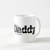 BIG DADDY Funny Mug voor papa White Koffiemok (Voorkant rechts)