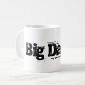 BIG DADDY Funny Mug voor papa White Koffiemok (Voorkant links)