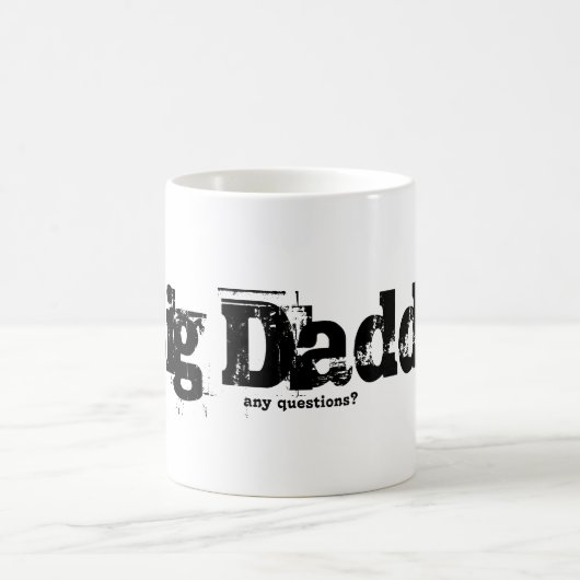 BIG DADDY Funny Mug voor papa White Koffiemok (Center)
