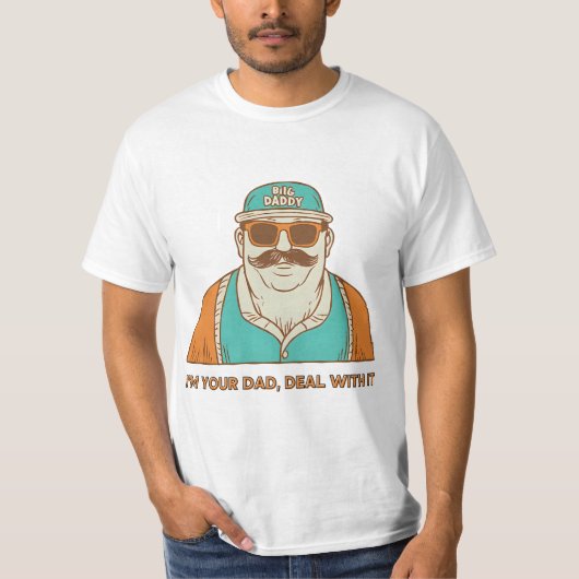 Big Daddy – Ik ben je vader, accepteer het grappig T-shirt (Voorkant)