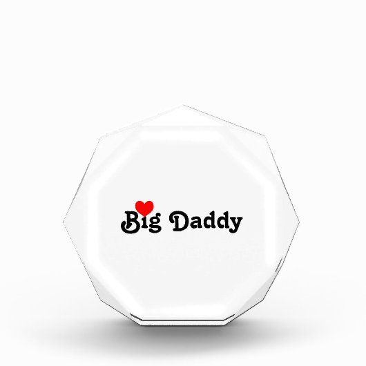 Big Daddy met Rode Hart Fotoblok (Voorkant)