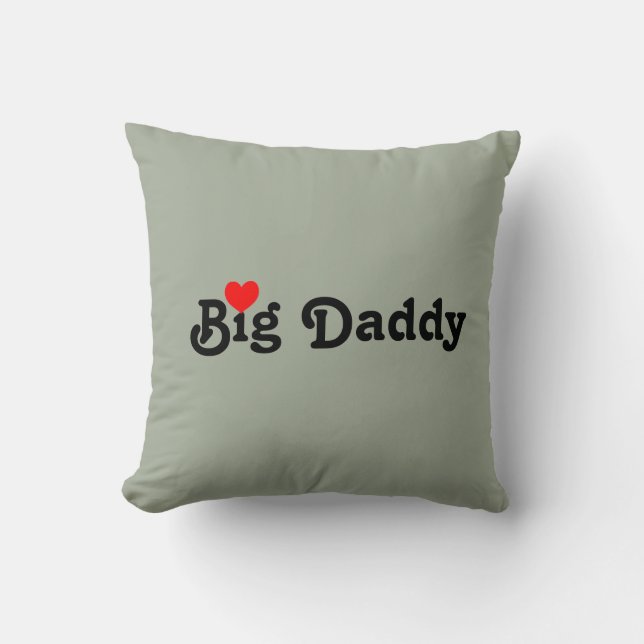Big Daddy met Rode Hart Sierkussen (Voorkant)