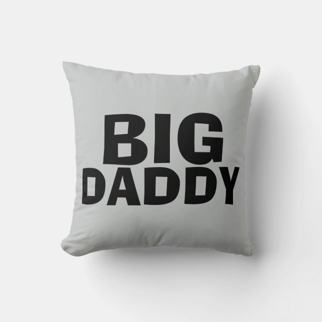 BIG DADDY, Pillow voor papa Kussen (Voorkant)