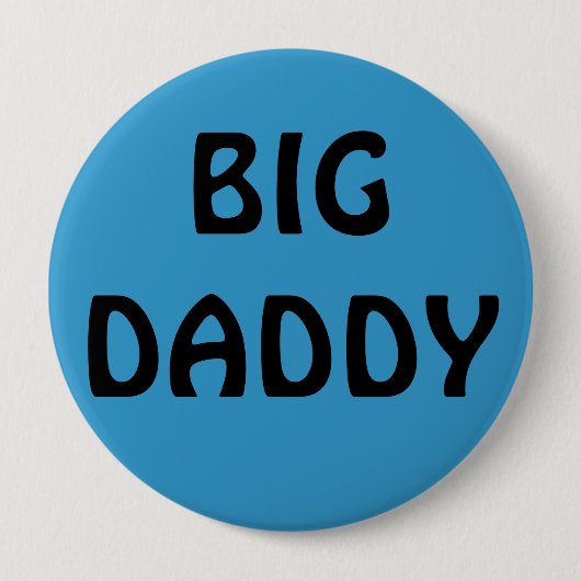 BIG DADDY RONDE BUTTON 4,0 CM (Voorkant)