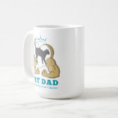 Big Daddy Spierarmen met een kat in het hart Koffiemok (Voorkant links)