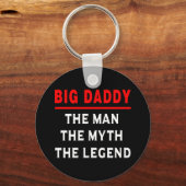Big Daddy The Man The Myth The Legend Sleutelhanger (Voorkant)