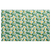 Big Daisy Groen Wit Geel Patroon Stof (Yard (91,4 cm))