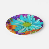 Big Daisy Pattern Papieren Bordje (Gekanteld)