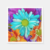 Big Daisy Pattern Servet (Voorkant)