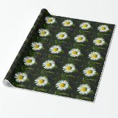 Big Daisy Wrapping Paper Cadeaupapier (Uitgerold)