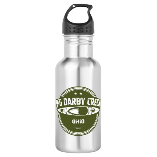 Big Darby Creek Ohio Kajakvaren Waterfles (Voorkant)