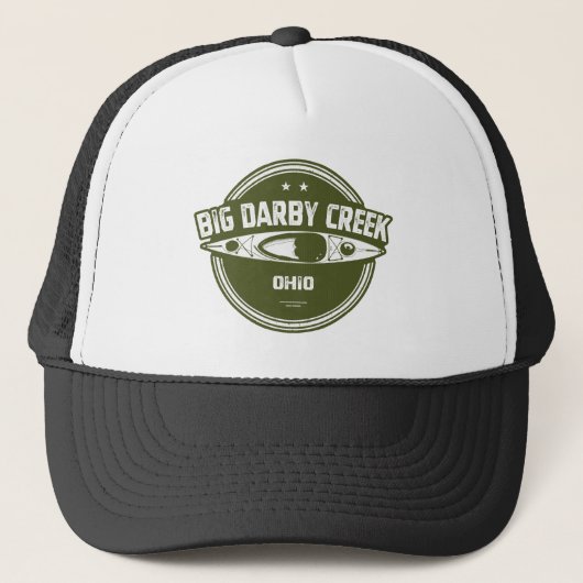 Big Darby Creek Ohio Kayaking Trucker Pet (Voorkant)