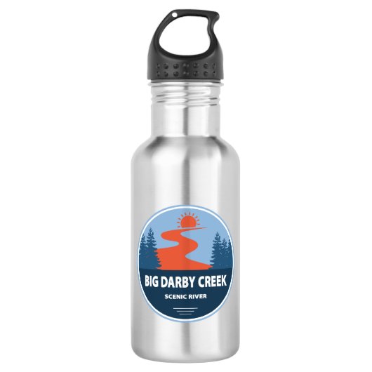 Big Darby Creek Schone Rivier Ohio Waterfles (Voorkant)