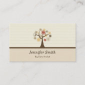 Big Data Analyst - Elegant Natural Theme Visitekaartje (Voorkant)