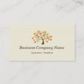 Big Data Analyst - Elegant Tree Symbol Visitekaartje (Achterkant)