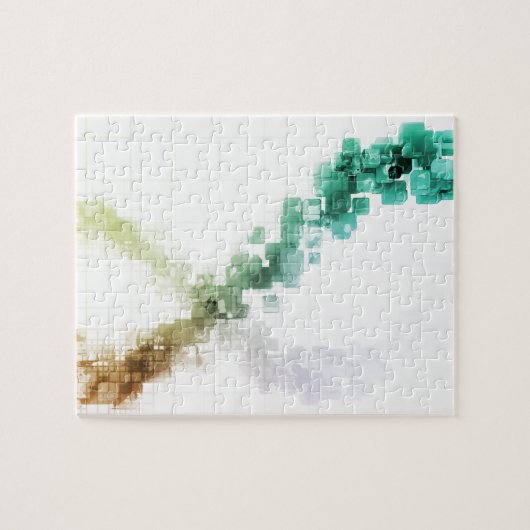 Big Data Visualization Analytics-technologie Legpuzzel (Horizontaal)