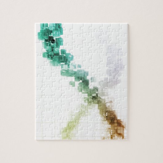 Big Data Visualization Analytics-technologie Legpuzzel (Verticaal)