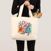 Big Day Floral Tas - Natuurlijk, Elegant en Eco (Voorkant (product))