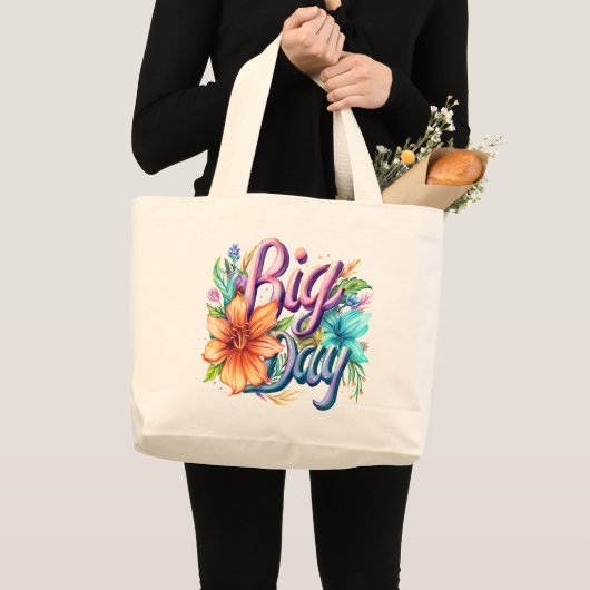 Big Day Floral Tas - Natuurlijk, Elegant en Eco (Voorkant (product))
