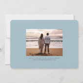 Big Day Ontsla plezier op een bruiloft met foto's Save The Date (Achterkant)