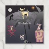 Big Dazzling Star Bedankjes Labels (Voorkant)