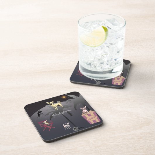 Big Dazzling Star Bier Onderzetter (Rechterzijde)