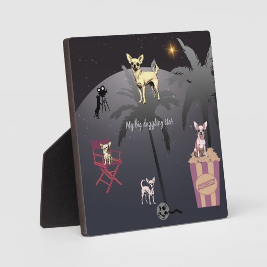 Big Dazzling Star Fotoplaat (Voorkant)