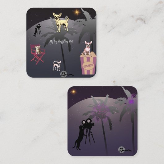 Big Dazzling Star Informatiekaartje (Voorkant / Achterkant)